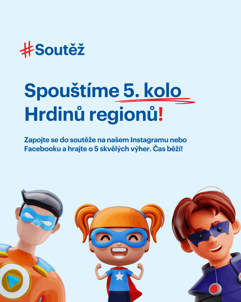 Spouštíme 5. kolo Hrdinů regionů!