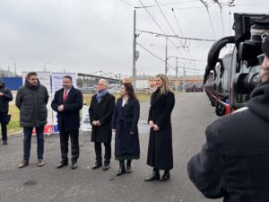 Magda Sýkorová, ředitelka plzeňské pobočky Centra pro regionální rozvoj, na slavnostním otevření