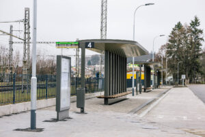 Nový dopravní terminál Klatovy u vlakového nádraží