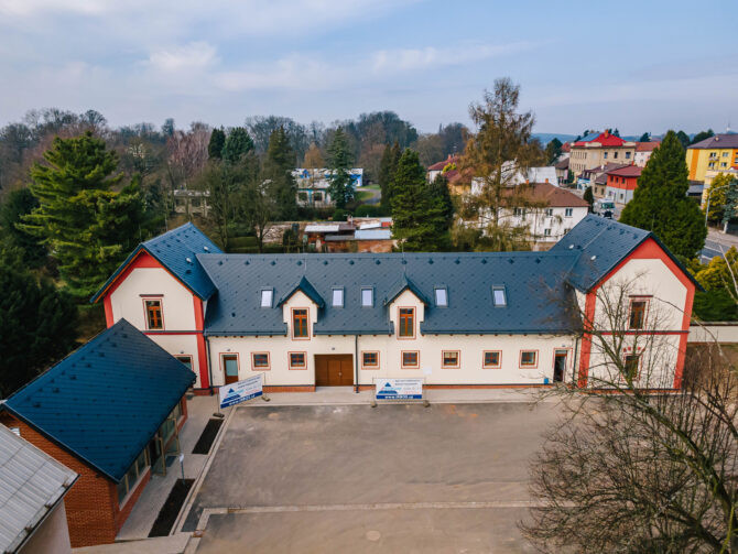 Modernizovaná zemědělská škola v Kostelci nad Orlicí po rekonstrukci