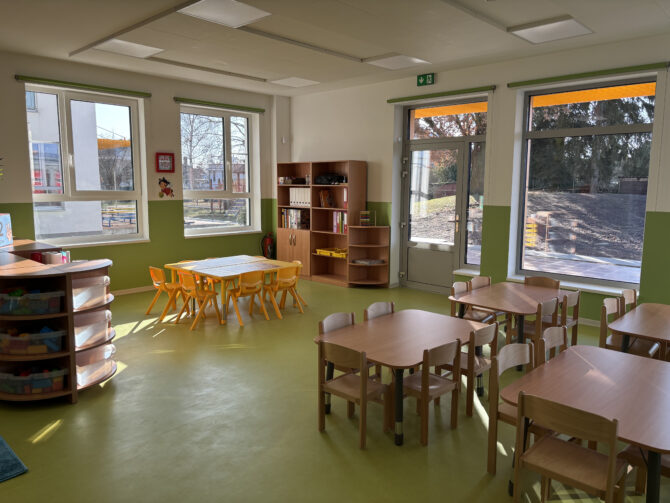 Školka v Třebechovicích pod Orebem už slouží dětem naplno.