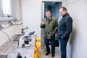 Učebna pro recirkulační a aquaponický systém chovu ryb