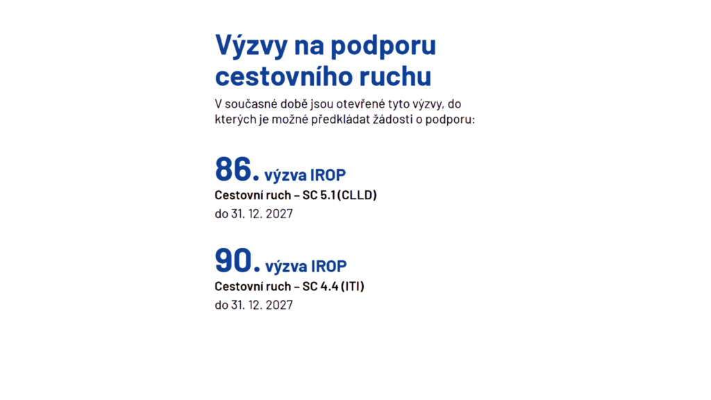 Jak správně připravit projekt do výzev IROP zaměřených na cestovní ruch? Konzultační servis nabízí odpovědi na nejčastější dotazy žadatelů.
