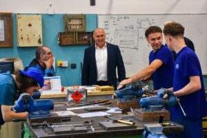 Modernizované školní dílny ve Vrchlabí pro praktickou výuku technických oborů